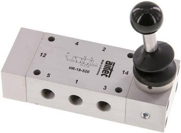5/2 G1/8  Handbediend Hefboom Ventiel Detent, Verzenden, Nieuw