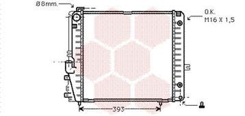 Radiateur 260se - 300se | Mercedes w126, Ophalen of Verzenden, Nieuw