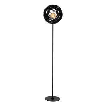 Zwarte vloerlamp modern, Hannelore, Nieuw, Ophalen of Verzenden, Metaal, Modern