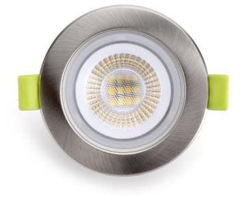 Integral LED inbouwspot Satijn Nikkel 5W 600lm 38º Instel.., Ophalen of Verzenden, Nieuw