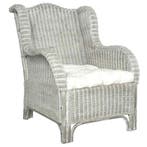 Stoel Rattan | 82x66cm | Laatste Stuk!, Huis en Inrichting, Stoelen, Nieuw, Riet of Rotan, Ophalen of Verzenden, Tijdloos