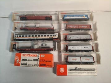 Fleischmann H0 - Modeltrein goederenwagon (10) - Kavel van, Nieuw