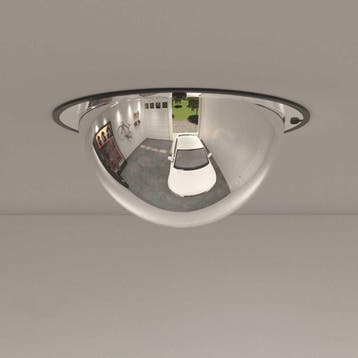 vidaXL Verkeersspiegel met volledige koepel Ø40 cm acryl, Verzenden, Nieuw