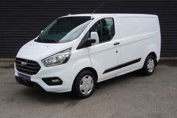 Ford Transit Custom 131pk L1H1 Trend Trekhaak Parkeersensore, Stof, Gebruikt, Wit, Overige kleuren