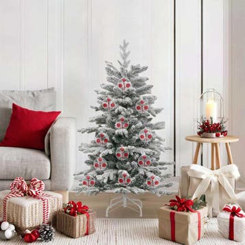 vidaXL Kerstbal Set 25 st Transparant Ø 10 cm Kunststof, Verzenden, Nieuw