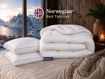 Veiling - Norwegian Set - 2x Boxkussen + 1x Dekbed 240x200cm, Nieuw