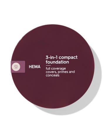 HEMA 3-in-1 compact foundation 01 3=50% / 2=30%, Verzenden, Nieuw