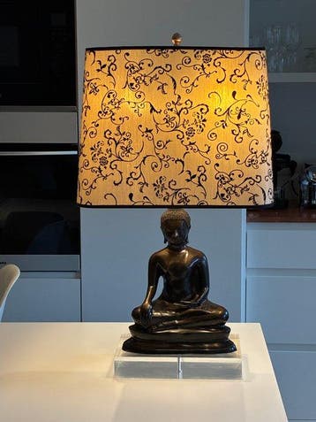 Lamp ornament - plexi en gips