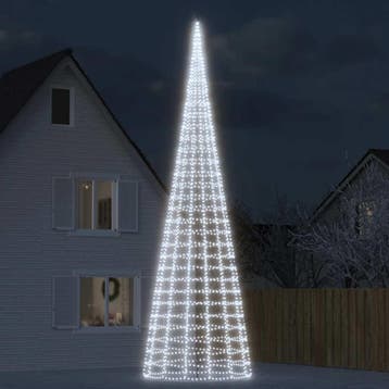 vidaXL LED-kerstboom 3000 LEDs koud wit 800 cm, Diversen, Verzenden, Nieuw