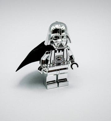 Lego Minifiguur - Star Wars - Lego Chrome Silver Darth Vader, Kinderen en Baby's, Speelgoed | Duplo en Lego, Nieuw