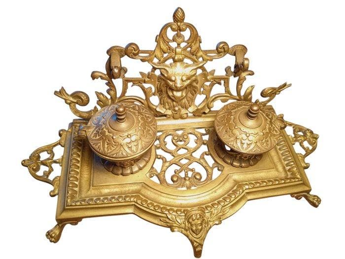 Inktpot - Brons, Antiek en Kunst, Antiek | Overige Antiek