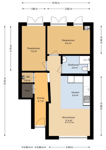 Te huur: Appartement Bartholomeus Diazstraat in Amsterdam, Noord-Holland, Appartement, Amsterdam
