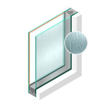 Dubbel glas Figuur HR++ Cotswold blank 4mm - sp - #4mm, Ophalen of Verzenden, Nieuw