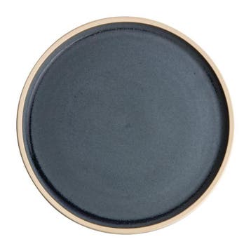 Olympia Canvas platte ronde borden blauw graniet 18cm (6, Verzenden, Nieuw