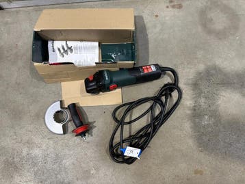 Metabo WEV 17-125 QUICK INOX haakse slijper nr. 32, Ophalen of Verzenden, Gebruikt