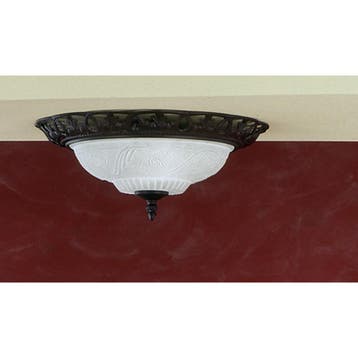 LED Plafondlamp - Trion Rustina - Opbouw Rond - E27 Fitting, Ophalen of Verzenden, Nieuw, Metaal