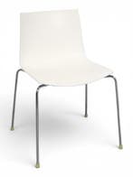 Arper Catifa 46 vergaderstoel, wit/blauw, Huis en Inrichting, Stoelen, Ophalen of Verzenden, Gebruikt, Wit