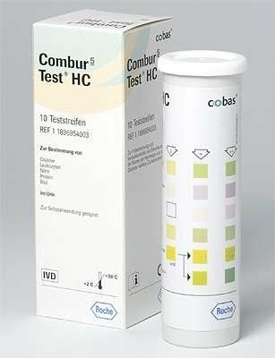 Combur 5-Test HC 10 strips Ideaal voor uw visitetas, Verzenden, Nieuw