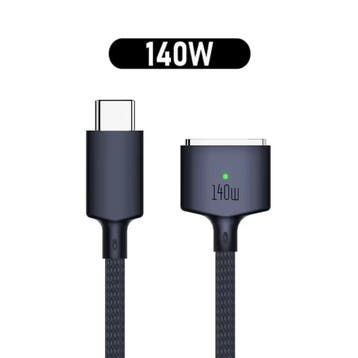 USB-C naar MagSafe 3 Oplaadkabel – 2m – Midnight Blue, Computers en Software, Ophalen of Verzenden, Nieuw