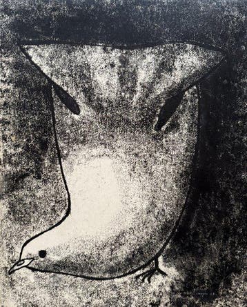 Claude Lhoste (1929-2010) - La Colombe, 1958