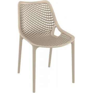 (MDK-105550) Siesta Air designstoel taupe, Ophalen of Verzenden, Nieuw