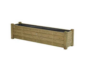 Talen Vuren Bloembak 40 x 180 cm, Tuin en Terras, Tuinsets en Loungesets, Nieuw
