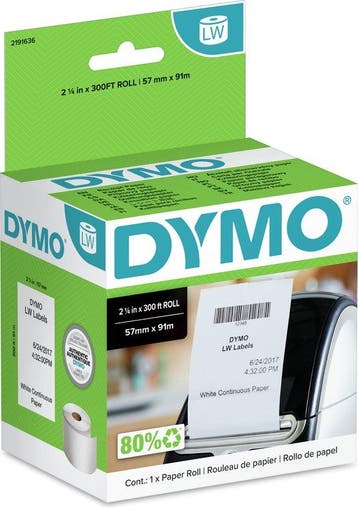 DYMO originele doorlopende Papierrollen LabelWriter, Nieuw