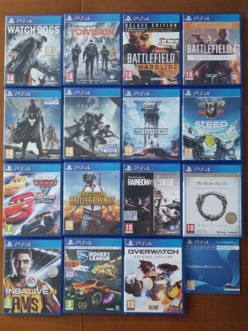 Sony - Playstation 4 (PS4) - 16 Games PlayStation 4 -, Nieuw