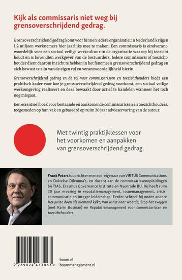 Grensoverschrijdend gedrag en de rol voor commissarissen en, Verzenden, Zo goed als nieuw, Frank Peters