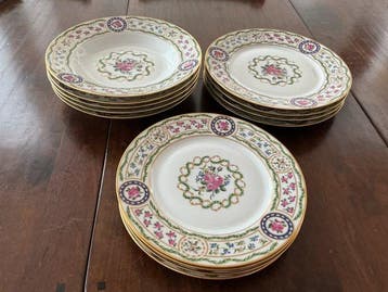 Haviland, Limoges - Eetservies (13) - Louveciennes - Biscuit