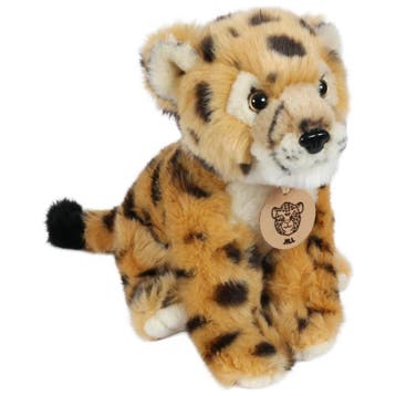 Heunec cheetah knuffel - pluche - 20 cm - jachtluipaard, Verzenden, Nieuw