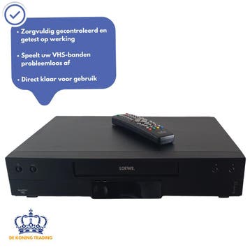 Loewe VV 3102 M | VHS Videorecorder | VHS Speler | Video, Verzenden, Gebruikt, VHS-speler of -recorder