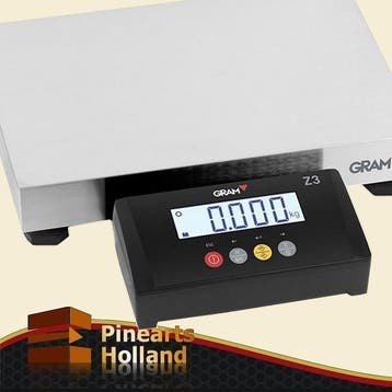Gram XL Platformweegschaal met rvs weegplateau 150 kg x 20g, 1 tot 500 gram, Nieuw, 100 kg of meer, Ophalen of Verzenden