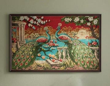 Modernista - Wandtapijt - 100 cm - 163 cm - Pauwen