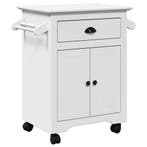 Keukentrolley BODO Wit - Retourdeal 30% Korting, Huis en Inrichting, Keuken | Keukenelementen, Wit, Nieuw, Minder dan 100 cm, 25 tot 50 cm