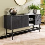 *WOONWINKEL* Dressoir Zwart Mangohout, Verzenden, Nieuw