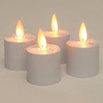 LED-theelichten met afstandsbediening | Wit | Ø 3,8 cm | H 5, Ophalen of Verzenden, Zo goed als nieuw