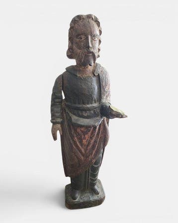 sculptuur, San Juan - 18 cm - Hout