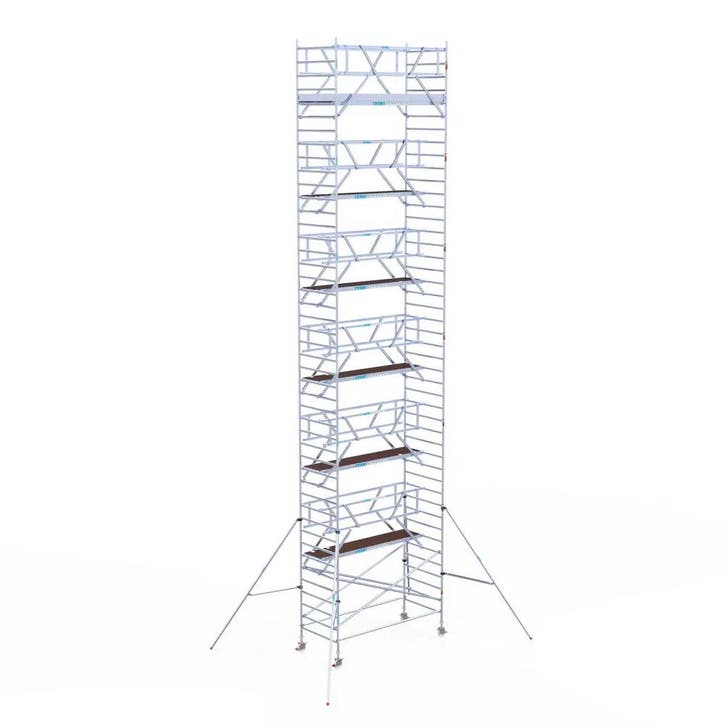Rolsteiger Professional 135x305 14,2m werkhoogte vrijstaand, Doe-het-zelf en Verbouw, Steigers, Rolsteiger of Kamersteiger, Nieuw