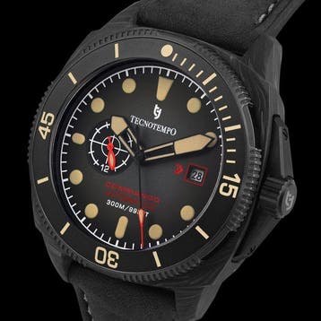 Tecnotempo - Commando - Forged Carbon & Titanium -, Nieuw