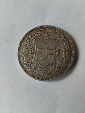 Zwitserland, Bern 5 Francs 1907 (Zonder minimumprijs)