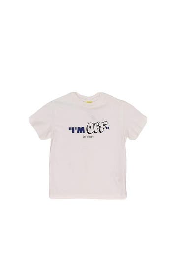 Off-White T-shirt Jongens in maat 104 Wit, Kinderen en Baby's, Verzenden, Zo goed als nieuw, Off-White, Jongen of Meisje