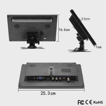 Podofo 10.1 Inch HD LCD Monitor: Veelzijdige Headrest Scherm, Computers en Software, Verzenden, Nieuw