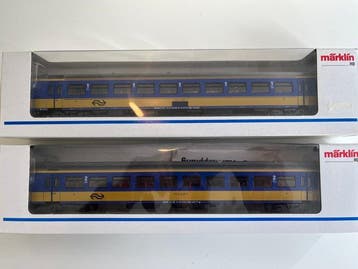 Märklin H0 - 4264 / 4265 - Model treinwagon (2) - Set van, Nieuw