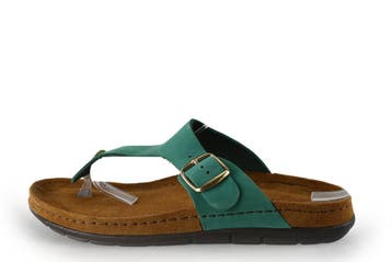 Rohde Slippers in maat 40 Groen, Kleding | Dames, Slippers, Verzenden, Rohde, Zo goed als nieuw