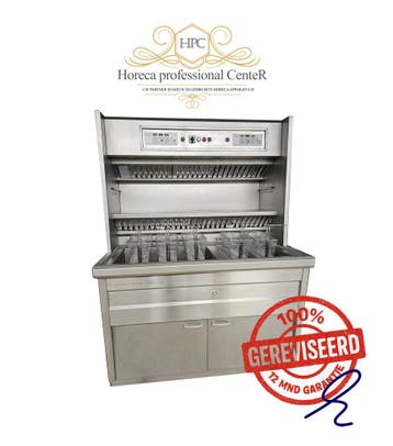 Gereviseerde Florigo bakwand friteuse 1x3M 1x2M Hoog rendeme, Ophalen of Verzenden, Gebruikt