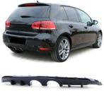 Achterbumper Diffusor VW Golf VI R32 Look Glans Zwart, Ophalen of Verzenden, Nieuw