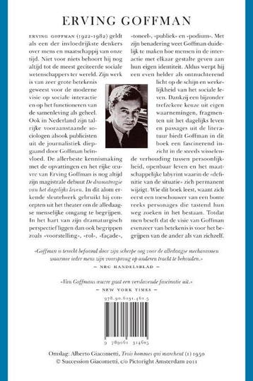 De dramaturgie van het dagelijks leven 9789061314615, Verzenden, Zo goed als nieuw, Erving Goffman