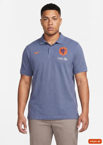Nike Polos Heren maat L Blauw Vintage, Ophalen of Verzenden, Nieuw