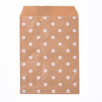 10 x Fourniturenzakjes kraft 15 × 10 cm – bruin met stipp, Ophalen of Verzenden, Nieuw